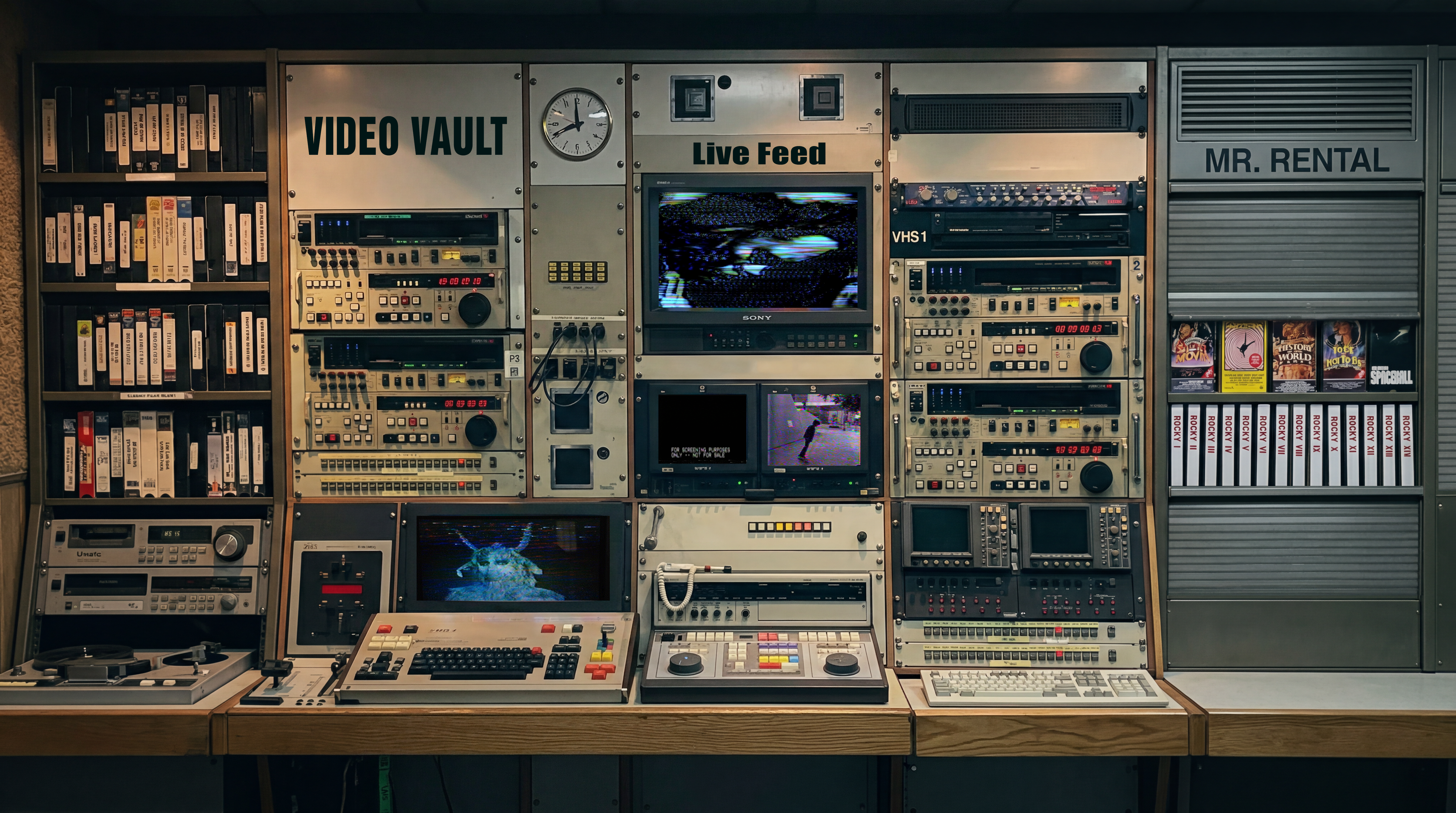 Video editing console
